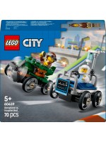 Конструктор LEGO City - Комплект състезателни коли: самолет срещу болнично легло (60459)