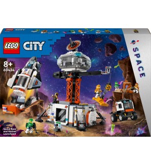 Конструктор LEGO City - Космическа база и ракетна площадка (60434)