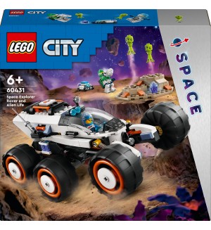 Конструктор LEGO City - Космически изследователски всъдеход и извънземен живот (60431)