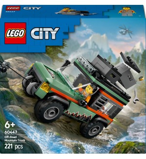 Конструктор LEGO City - Офроуд планински камион 4x4 (60447)