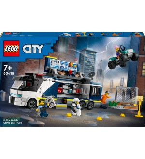 Конструктор LEGO City - Полицейски бус-лаборатория (60418)