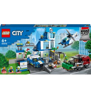 Конструктор Lego City - Полицейски участък (60316)