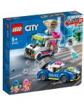 Конструктор Lego City - Полицейско преследване с камион за сладолед (60314)
