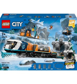 Конструктор LEGO City - Полярен експресен влак за арктически изследователи (60470)