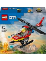 Конструктор LEGO City - Пожарен спасителен хеликоптер (60411)