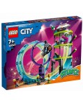Конструктор LEGO City - Предизвикателство за съвършена каскада (60361)