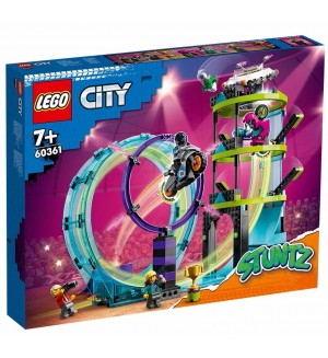 Конструктор LEGO City - Предизвикателство за съвършена каскада (60361)