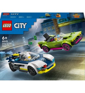 Конструктор LEGO City - Преследване с полицейска кола (60415)