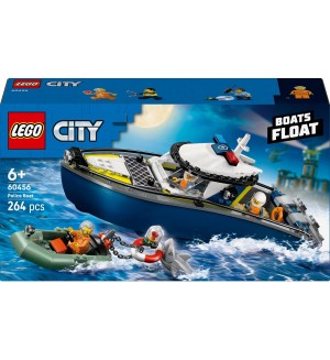 Конструктор LEGO City - Преследване с полицейски катер (60456)