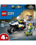 Конструктор LEGO City - Преследване с полицейски мотоциклет (60455)