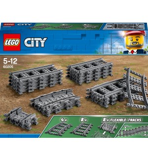 Конструктор Lego City - Релси (60205)