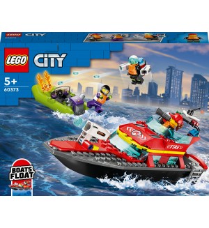 Конструктор LEGO City - Спасителна лодка (60373)