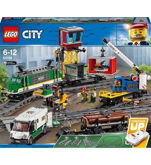 Конструктор Lego City - Товарен влак (60198)