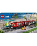 Конструктор LEGO City - Трамвай и гара в центъра на града (60423)