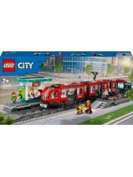 Конструктор LEGO City - Трамвай и гара в центъра на града (60423)