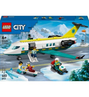 Конструктор LEGO City - Въздушна линейка за спешни случаи (60465) Конструктор LEGO City - Въздушна линейка за спешни случаи (60465)