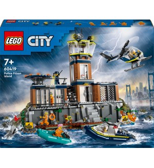 Конструктор LEGO City - Затворническият остров на полицията (60419)