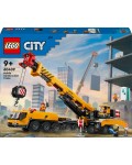Конструктор LEGO City - Жълт мобилен строителен кран (60409)