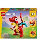 Конструктор LEGO Creator 3 в 1 - Червен дракон (31145)