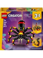 Конструктор LEGO Creator 3 в 1 - Диви животни: изненадващ паяк (31159)