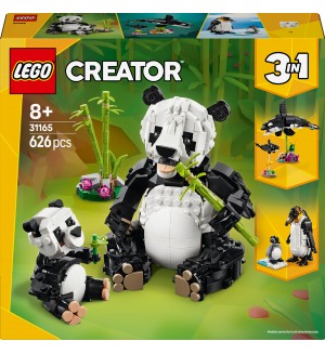 Конструктор LEGO Creator 3 в 1 - Диви животни: семейство панди (31165)