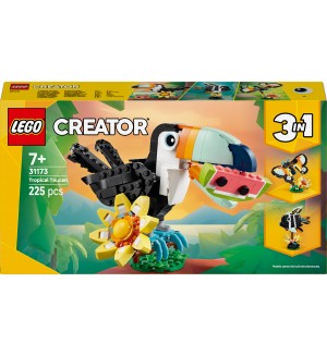 Конструктор LEGO Creator 3 в 1 - Диви животни: Тропически тукан (31173) Конструктор LEGO Creator 3 в 1 - Диви животни: Тропически тукан (31173)