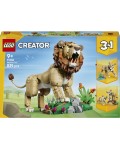 Конструктор LEGO Creator 3 в 1 - Диви животни: Величествен лъв (31386)