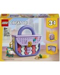 Конструктор LEGO Creator 3 в 1 - Модна арт чанта с място за съхранение (31391)