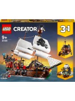 Конструктор 3 в 1 Lego Creator - Пиратски кораб (31109)