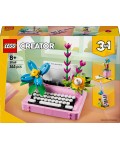 Конструктор LEGO Creator 3 в 1 - Пишеща машина с цветя (31169)