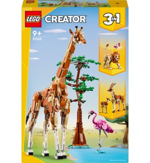 Конструктор LEGO Creator 3 в 1 - Сафари животни (31150)