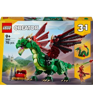 Конструктор LEGO Creator 3 в 1 - Средновековен дракон (31161)