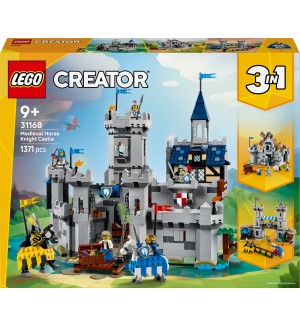 Конструктор LEGO Creator 3 в 1 - Средновековен замък на конния рицар (31168)