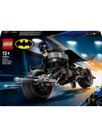 Конструктор LEGO DC Comics Super Heroes - Фигура за изграждане Батман и мотоциклет (76273)