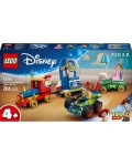 Конструктор LEGO Disney - Играта на играчките, празничен влак и колата RC (43264)