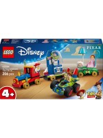 Конструктор LEGO Disney - Играта на играчките, празничен влак и колата RC (43264)