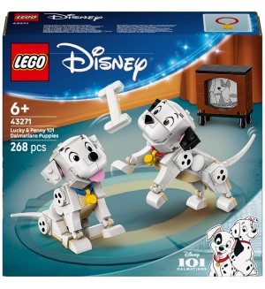 Конструктор LEGO Disney - Кученца от ''101 далматинци'': Лъки и Пени (43271) Конструктор LEGO Disney - Кученца от ''101 далматинци'': Лъки и Пени (43271)