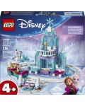 Конструктор LEGO Disney - Леденият замък на Елза и приключение със снежно влакче (43281)