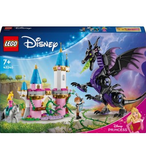 Конструктор LEGO Disney - Maleficent във формата на дракон (43240) 