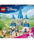 Конструктор LEGO Disney Princess - Дворецът и каретата на Пепеляшка (43275)