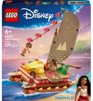 Конструктор LEGO Disney Princess - Приключенското кану на Ваяна (43270)