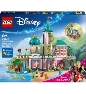 Конструктор LEGO Disney Princess - Замъкът на принцесите и кралските домашни любимци (43267)