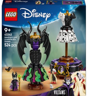 Конструктор LEGO Disney - Роклите на Злодеида и Круела Де Вил (43262)