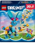 Конструктор LEGO DreamZzz 20 в 1 - Творчески приключения с животни на Бън-чу (71488)