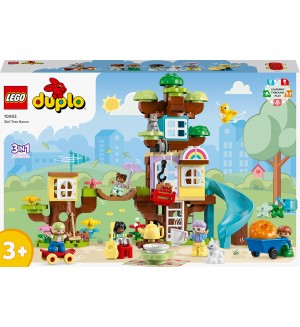Конструктор LEGO Duplo 3 в 1 - Дървесна къща (10993)
