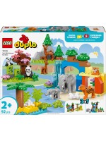 Конструктор LEGO Duplo 3 в 1 - Семействата на дивите животни (10446)