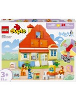 Конструктор LEGO Duplo Bluey - Семейната къща на Блуи с игра на запомняне (10459)