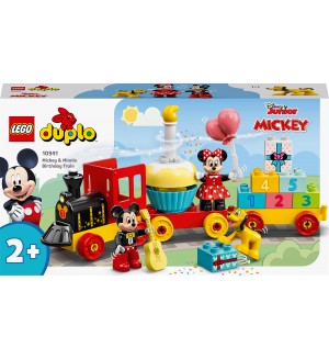 Конструктор Lego Duplo Disney - Влак за рождения ден на Mickey и Minnie (10941)