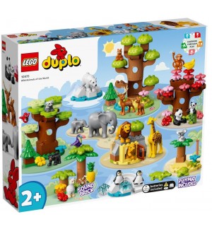 Конструктор Lego Duplo - Диви животни от целия свят (10975)