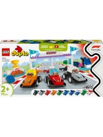 Конструктор LEGO Duplo - Отбор състезателни коли F1 и шофьори (10445)